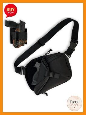 Concealed Carry Sling Bag Full Size CCW Crossbody Tactical EDC